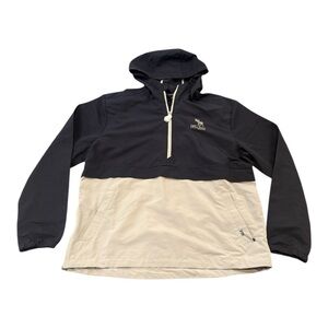 Cutter & Buck NWOT Half-Zip Hooded Windbreaker The Idaho Club Colorblock Size M